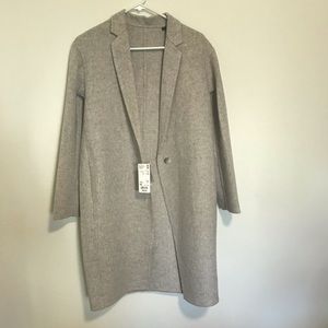Uniqlo Wool Double Face Cocoon Coat